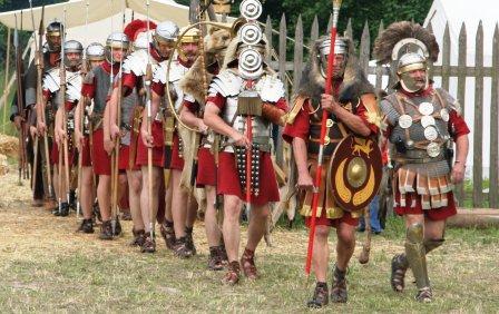 Marching Roman Soldiers